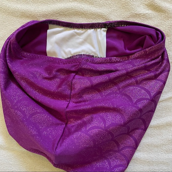 Mermaid Scales Bikini Bottom // Purple // L - Picture 4 of 4